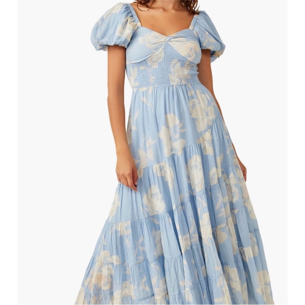 NWT Free People sun-drenched maxi dress